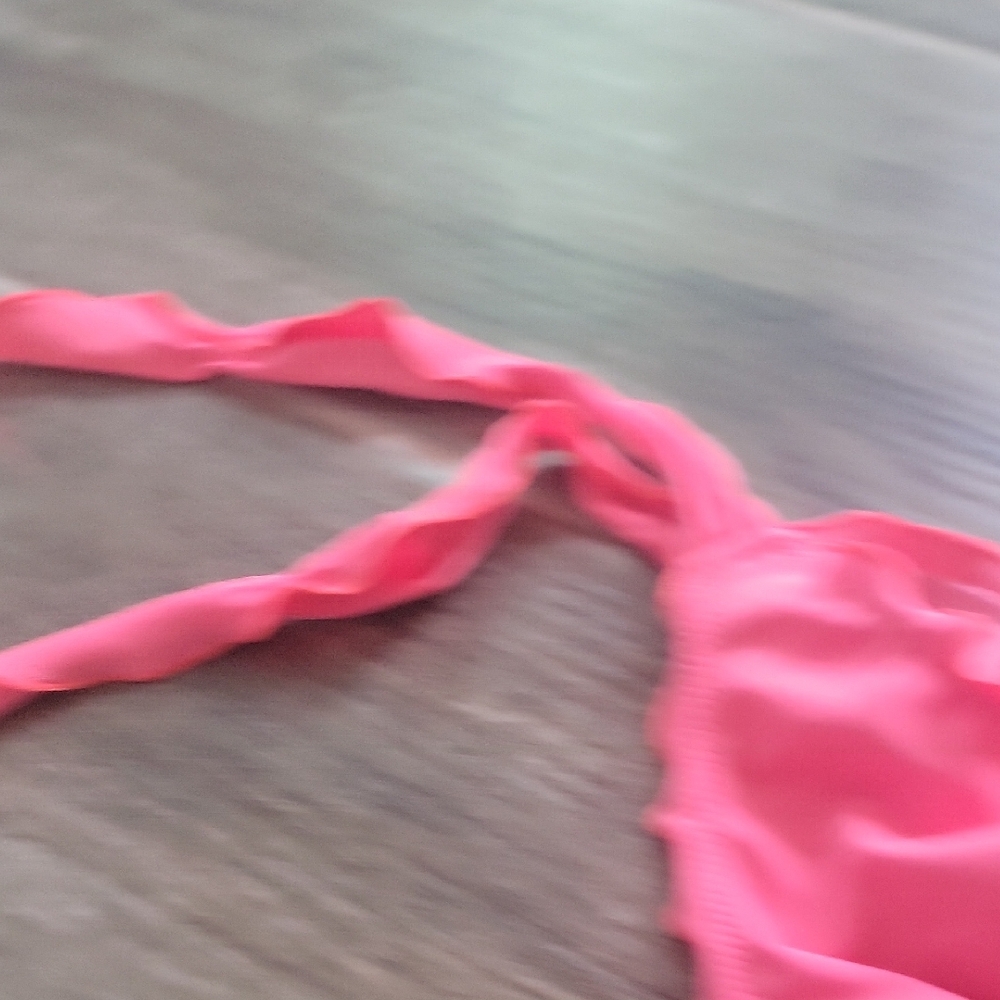 Pink Ruffled Bikini Bottom - Picture 6 of 8